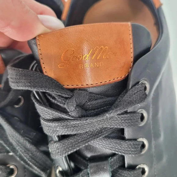 Good man brand made in italy legend London brown black sneakers shoes size 9 - Picture 3 of 14
